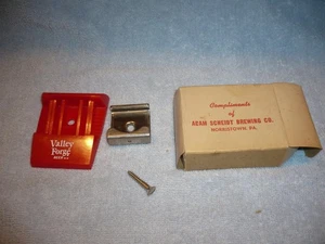 NOS VALLEY FORGE BEER Adam SCHEIDT Brewing Co. BOTTLE OPENER wall mounted - Picture 1 of 2