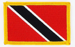 PARCHE BANDERA DE TRINIDAD TOBAGO PLACA DE HIERRO BORDADO - Imagen 1 de 1