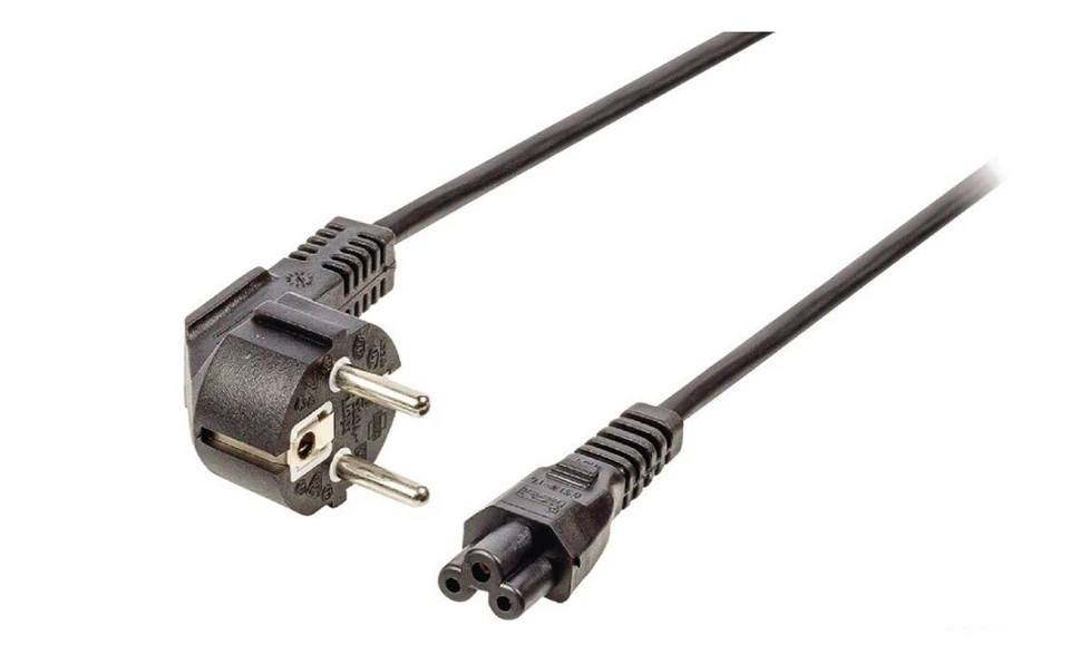 Netzkabel 1.8m Stecker Schuko 90° Auslauf Compaq Dreiseitige C5 M Notebook PC - Bild 1 von 1