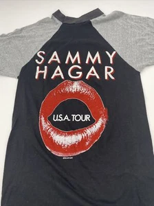 VTG Vintage 1983 Sammy Hagar The Red Rocker Tour T-Shirt M - Picture 1 of 12