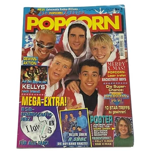 Vintage POPCORN German Music Magazine,January 1997,Kelly Family,Boyzone,DJ Bobo - Imagen 1 de 12