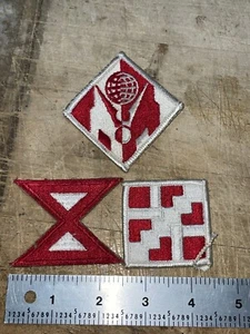 WWII/1950s/1960s? 3-US ARMY PATCHES-VARIOUS ENGINEERING UNITS-ORIGINAL VARIANTS! - Picture 1 of 12