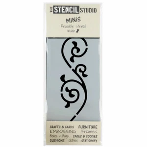 Scroll Border STENCIL MiNiS -Furniture, Craft, DIY, Cake Decorating, DIY 10687 - Picture 1 of 3