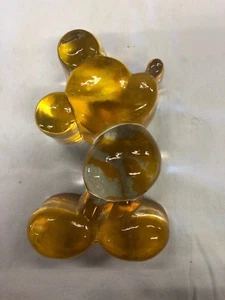 Micky Maus Figur Glas gelb H 13 cm aus Glas - Picture 1 of 1