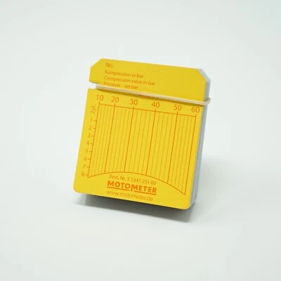 Hojas de gráfico MotoMeter KPS hojas de registro diésel 10 – 60 bar