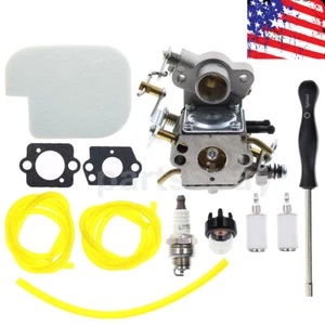 Carburetor Carb & Gasket For Poulan Pro PP4218A 18" 42CC Chainsaw Engine C1M-W26 - Picture 1 of 10