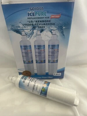 3-IcePure RWF1000A Refrigerator Water Filter LG Kenmore LT600P-5231/46-9990 - Image 1 of 4