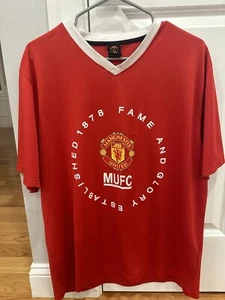 Manchester United FC Soccer Football Official Adult Poly Jersey 01 Rhinox - XL - Picture 1 of 13