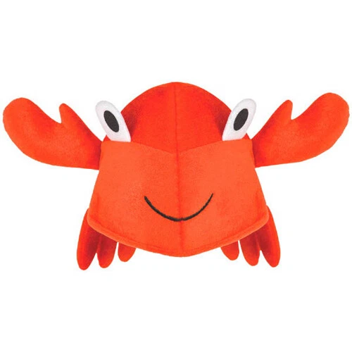 SUMMER CRAB ADULT PLUSH HAT ~ Birthday Party Supplies Costume Red Halloween - Image 1 of 1