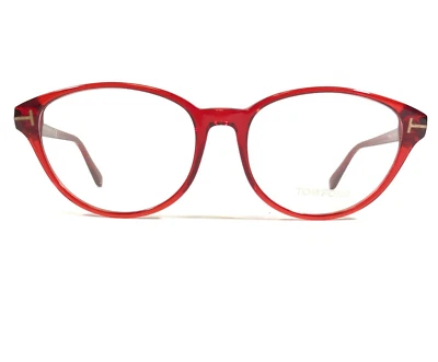 Óculos óptico Tom Ford TF 5422-F vermelho 066 armação de plástico ajuste asiático 53-16-140 - Imagem 1 de 4