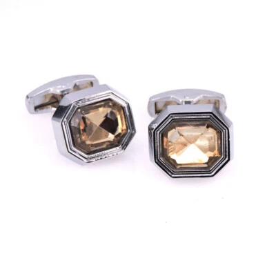 Lote de gemelos vintage para hombre joyería boda fina moda estrás cristal botón Foto 1 de 4