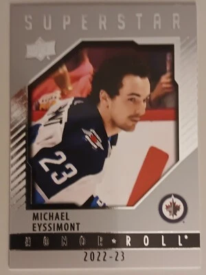 2022/23  Series 2 Michael Eyssimont Honor Roll Card # HR-90 Winnipeg Jets - Image 1 of 2