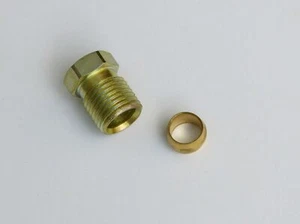 Classic Car & AC Delco Filter Fuel Union with 5/16" Olive, Jaguar, Morris, Mini  - Picture 1 of 1