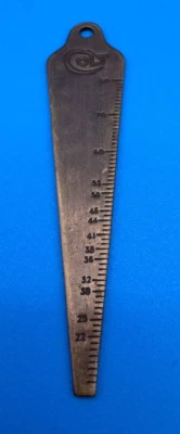 Colt Firearms Brass Gauge Tool - Vintage - Image 1 of 2