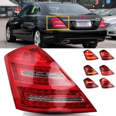 Left LED Tail Light For W221 Mercedes Benz S-Class 2010-2013 S550 S65 Raar Lamp - Image 1 of 4