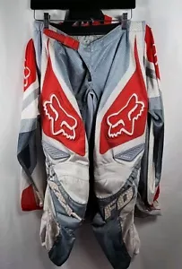Fox Racing 180 Motocross Mens 34 Durable Ripstop Nylon Blend Dirt Bike Top L - Foto 1 di 12