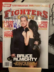 BRUCE BUFFER - UFC Voice - Signed Autograph Full FIGHTERS ONLY Magazine Jun 2013 - Picture 1 of 3