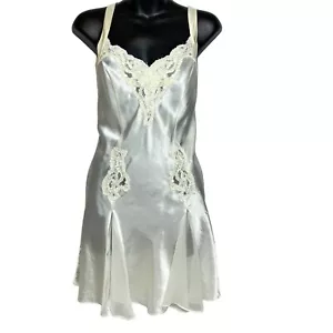 Camisón Victoria’s Secret Satén Chemise Negligee PEQUEÑO Nupcial Vintage Años 90 - Imagen 1 de 14