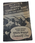 Gillette Razor Blades Original Community Sing Book Cbs Radio 1937 Milton Berle