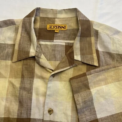 Inserch Men’s Linen Shirt, Size 2XL - Image 1 of 4