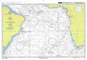 Admiralty 4022 South Atlantic Ocean South America To Africa Chart Map Maritime - Picture 1 of 6