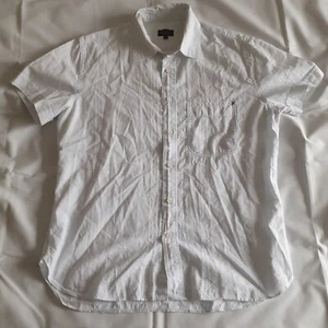 PAUL SMITH Men's Ice Blue Self Pattern Short Sleeve Shirt Size Large - Picture 1 of 10