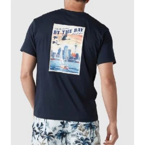 Rodd & Gunn "By The Bay" Navy 100% Cotton T-Shirt, Sailboat | Mens XXL 2XL - Picture 1 of 7