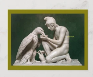 POSTAL / Bertel THORVALDSEN / Ganínede + Zeus como águila, 1817 - Imagen 1 de 2