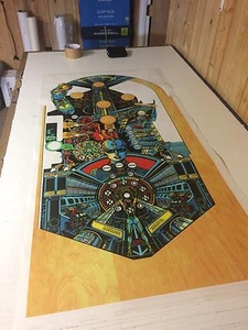 Máquina de Pinball XENON Playfield Superposición UV IMPRESO - Insertos transparentes - - Imagen 1 de 8