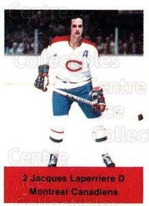 1974-75 NHL Action Stamps #154 Jacques Laperriere