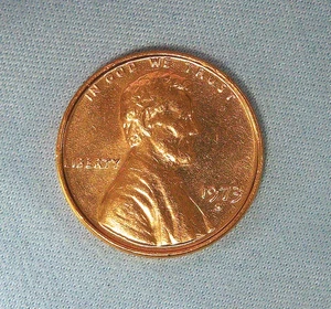 Lincoln original 19173-S 1c RB muy CH SIN CIRCULAR de juego como nuevo SIN LIMPIAR - Imagen 1 de 4
