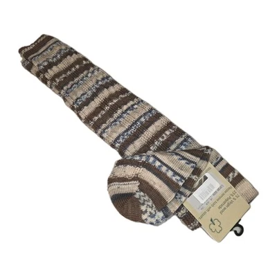 Calcetines largos GRANGE CRAFT NUEVOS CON ETIQUETAS L 8,5-11,5 Fair Isle Irish Country marrón mezcla de lana  Foto 1 de 4