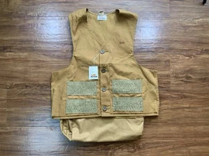 VTG Duxbak Vest Duck Hunting Size Medium Brown NWT Pockets Outdoor Deadstock - Picture 1 of 13