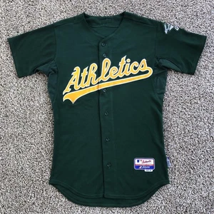 Authentic Oakland Athletics A’s Game Cut Majestic Cool Base Trikot Gr. 40 Herren M - Bild 1 von 11