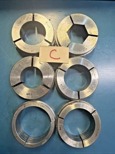 6pc B&S 23 S L522 Crawford Stub Collets Screw Machine Turret Metal Lathe Tools - Picture 1 of 8