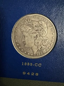 RARE PCGS Genuine 1889 CC Morgan Silver Dollar VF Detail — Bring best offer! - Picture 1 of 10