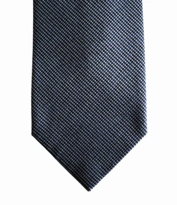 🆕️Auth BRIONI Navy/Silver 100% SILK Woven HAND MADE Standard Neck Tie - Picture 1 of 12