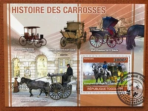Togo 2010 / History of Carriages - Broughham Carriage / 1v s/s CTO - Picture 1 of 1