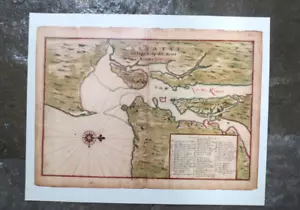 Map of New York MANATUS beautiful copy of 1655 14" x11" ready to mat/frame - Picture 1 of 3