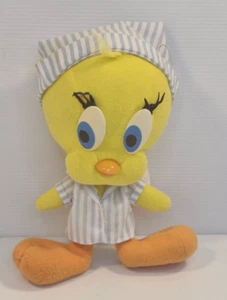 Peluche de juguete suave vintage Piolín pájaro en PJ's Looney Tunes Warner Bros. 20 cm 8" - Imagen 1 de 9