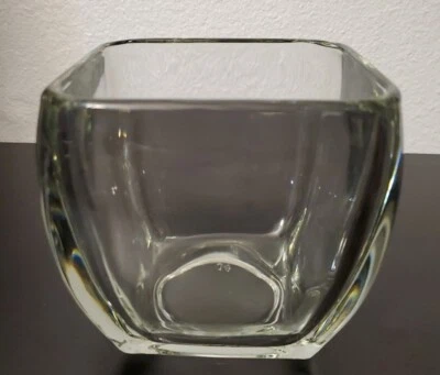 Libbey 玻璃透明 Votive 曲面锥形方形,重型 4 英寸庭院装饰 — 第 1/4 张图片