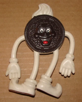 Vintage 1998 Nabisco Oreo Cookie Man Poseable Toy - Image 1 of 2