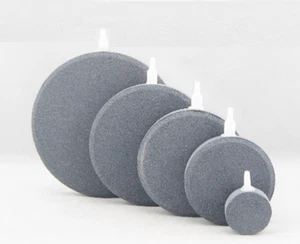 Air Bubble Disk Stone Aerator Aquarium Fish Tank PondBubble Stone Oxygen Pump - Picture 1 of 2