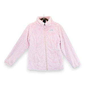 The North Face Laurel Plush Fleece Lined Jacket Girls XL (18) Pink Full Zip - Picture 1 of 8
