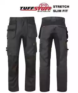 Tuff Stuff Arbeitshose Polyamid Stretch Motion schmale Passform Knieschützer Tasche 725 - Bild 1 von 5