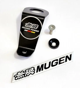 ALUMINUM RADIATOR STAY BRACKET BLACK FOR HONDA CIVIC DEL SOL EG EH 92-95 MUGEN - Picture 1 of 4