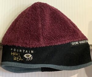 Mountain Hardwear Gore Windstopper Beanie Hat Purple & Black
