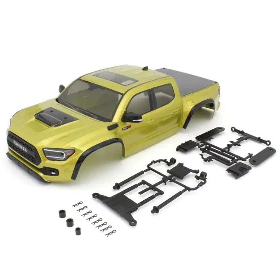 Kyosho KBB002EL 2021 Toyota Tacoma TRD Pro Electric Lime Decoration Body Set - Image 1 of 1