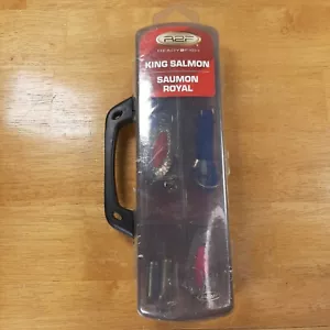 Ready to fish Metal Spinner Baits Kit for Salmon with fishing weights tackle box - Picture 1 of 9