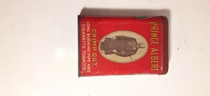 Pipa para fumar vintage Prince Albert corte crimpado tabaco bolsillo lata publicidad - Imagen 1 de 7